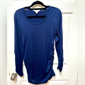 Stitch fix Market and Spruce Alma Long Sleeve Maternity Elbow Patch Knit Top